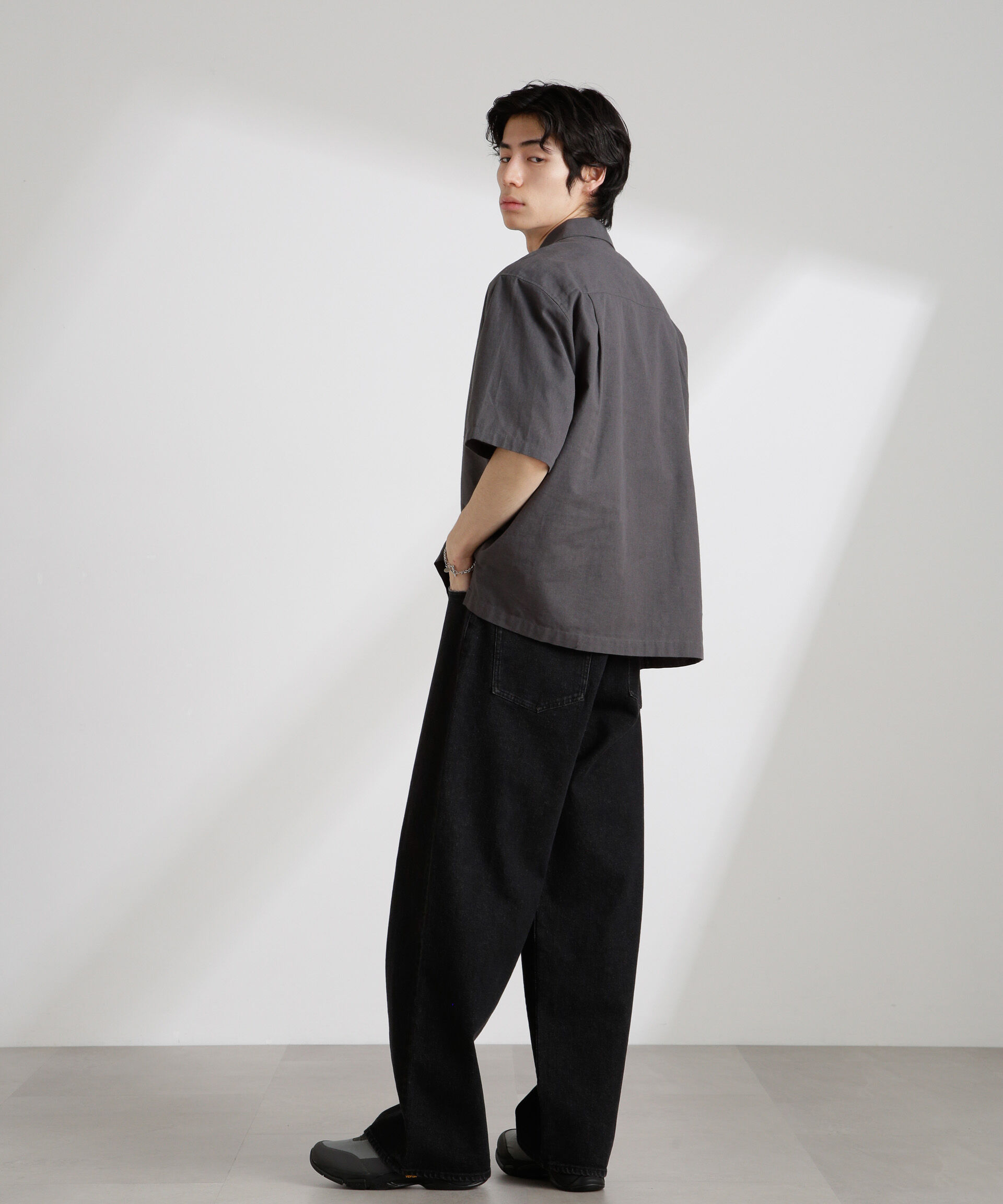 nano･universe「クールマックスリネンスキッパー」|シャツ・ブラウス|