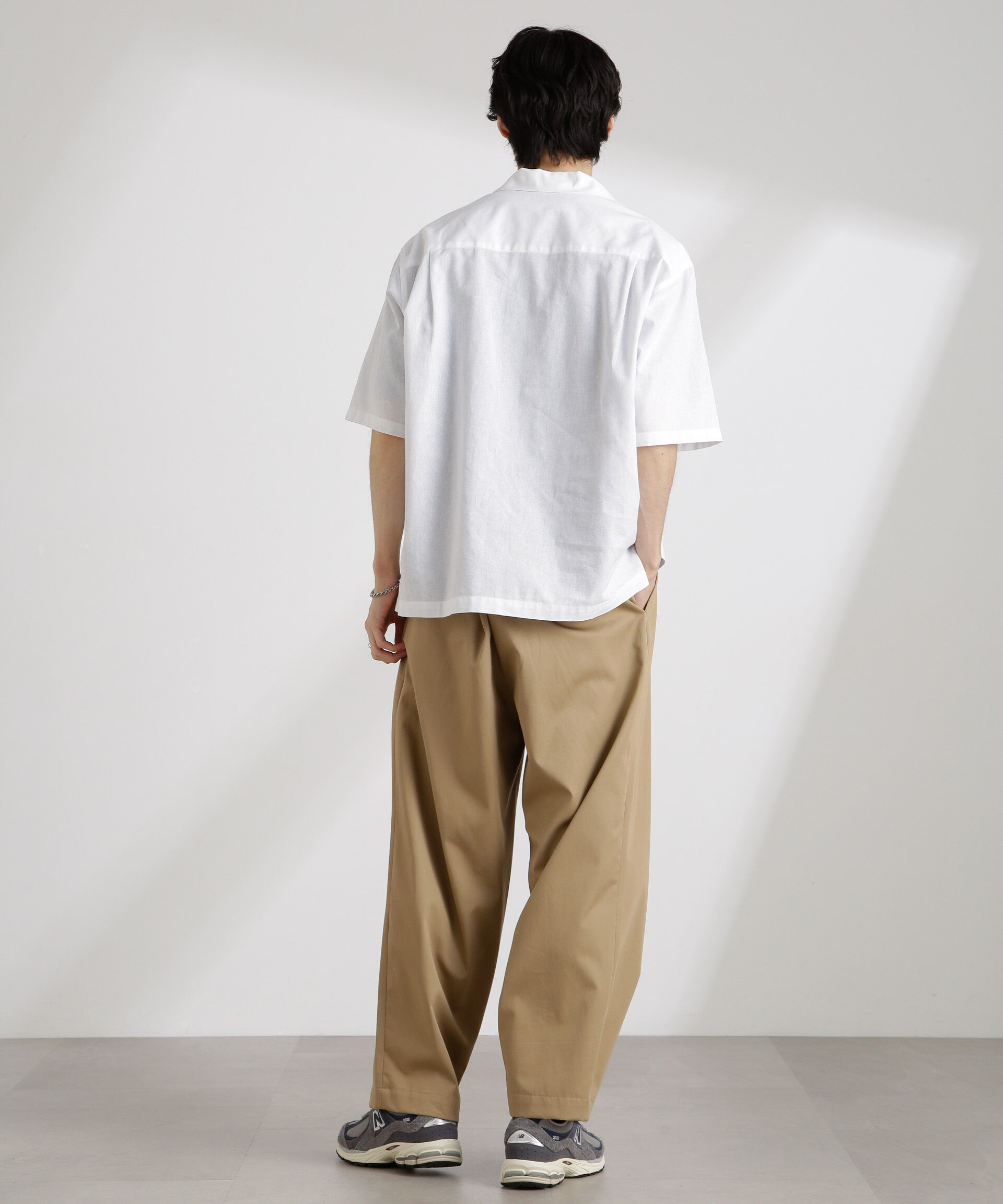 nano･universe「クールマックスリネンスキッパー」|シャツ・ブラウス|