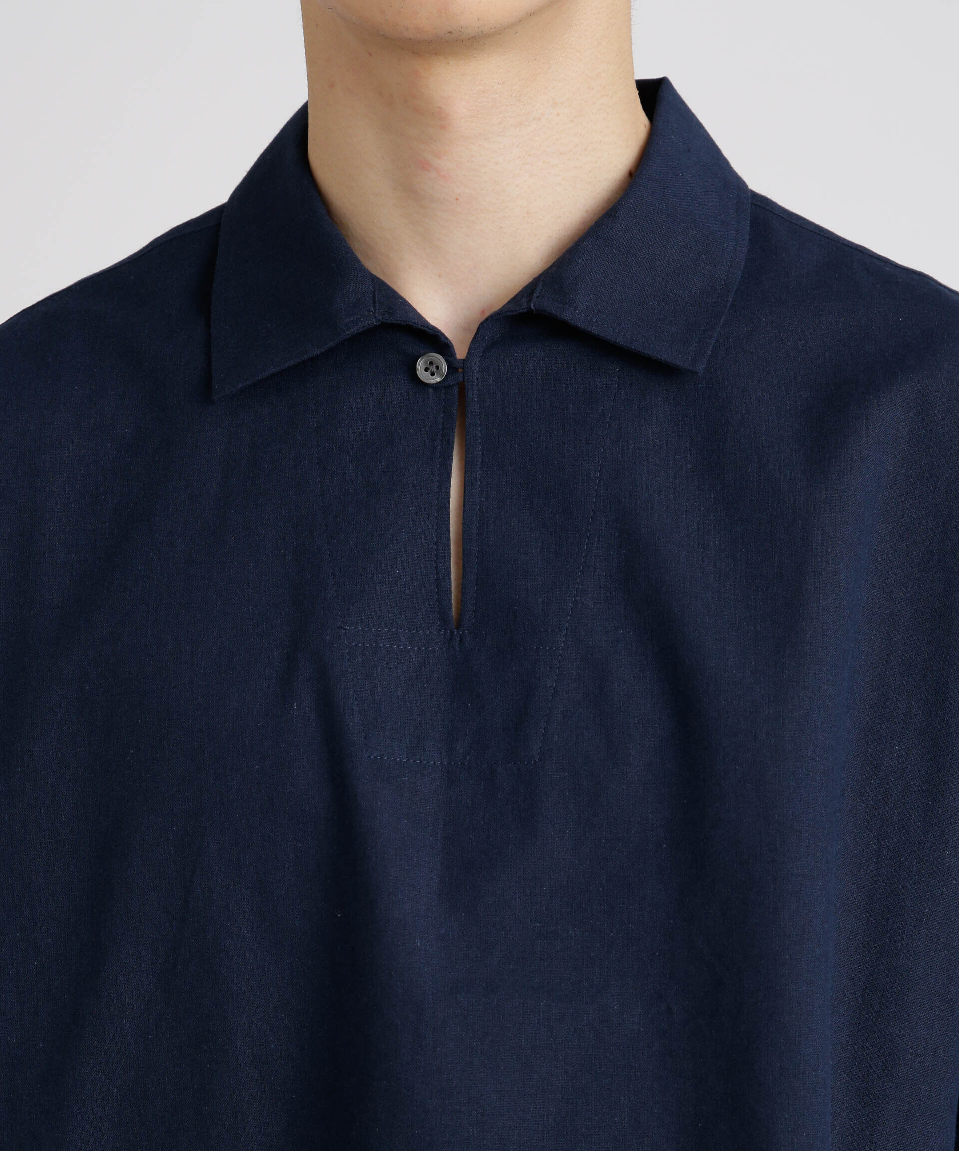 nano･universe「クールマックスリネンスキッパー」|シャツ・ブラウス|