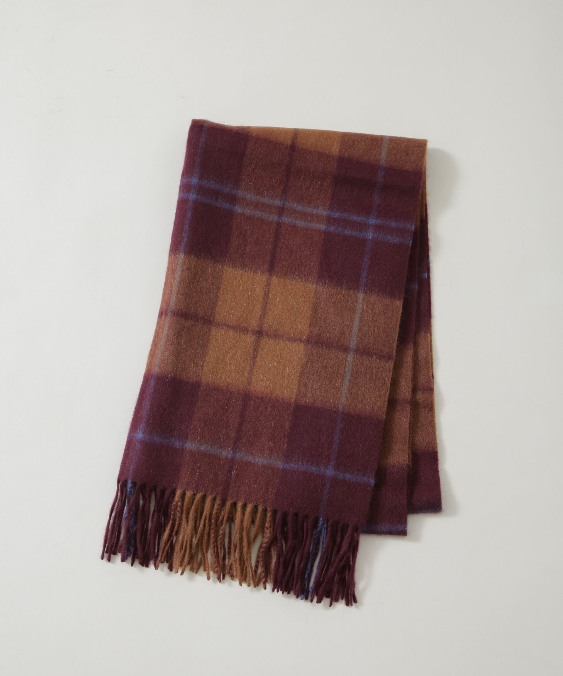 nano･universe「カシミヤチェックストール」|マフラー|