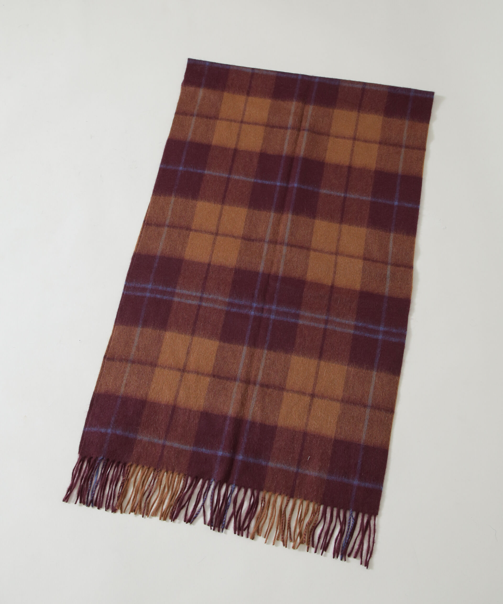 nano･universe「カシミヤチェックストール」|マフラー|