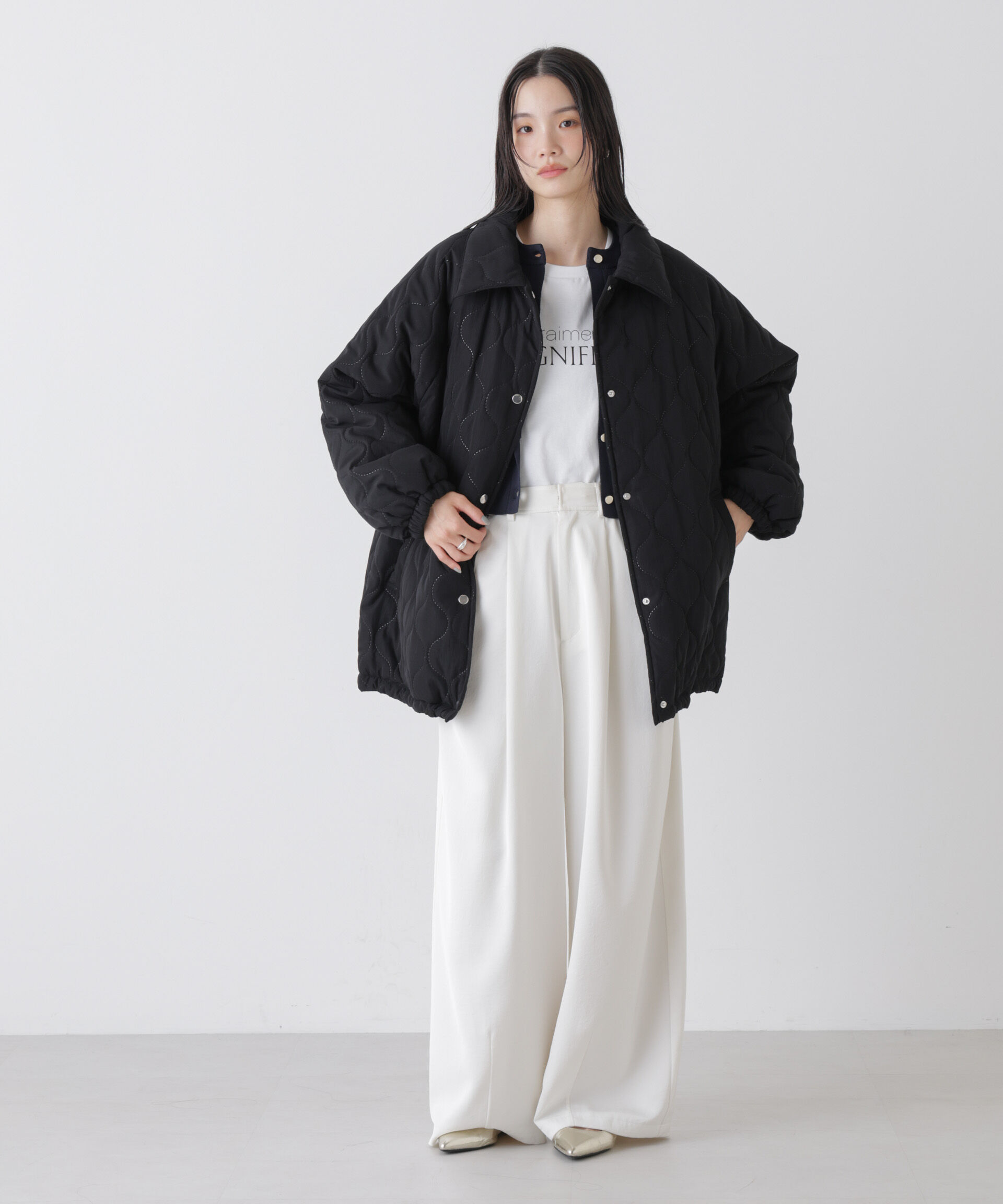 nano･universe「ひょうたんキルトラグランミドルコート」|その他|