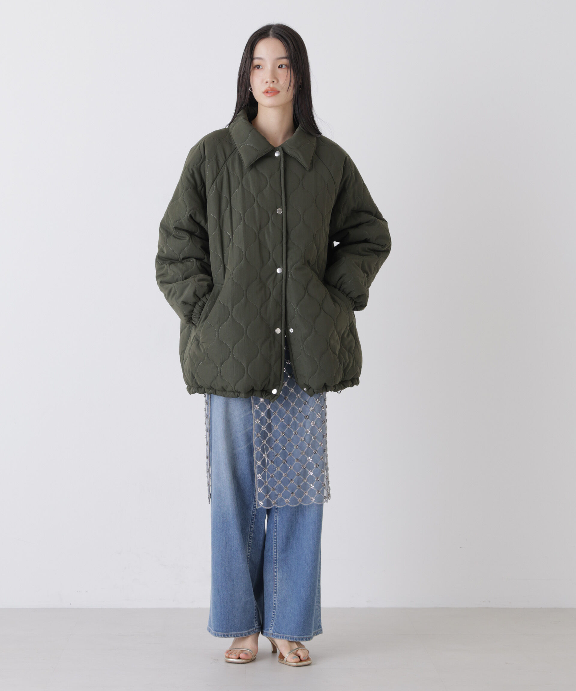 nano･universe「ひょうたんキルトラグランミドルコート」|その他|