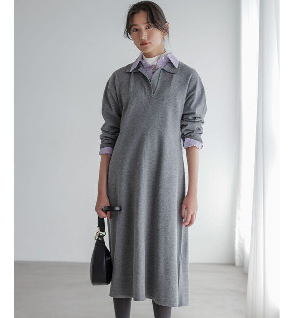 組曲「【加藤ローサさん着用】スキッパーニット ワンピース」|ワンピース|ﾗｲﾄｸﾞﾚ