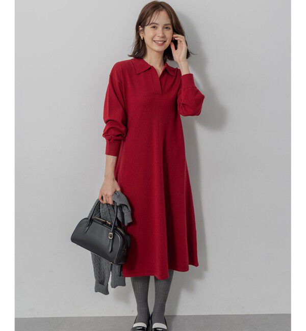 組曲「【加藤ローサさん着用】スキッパーニット ワンピース」|ワンピース|