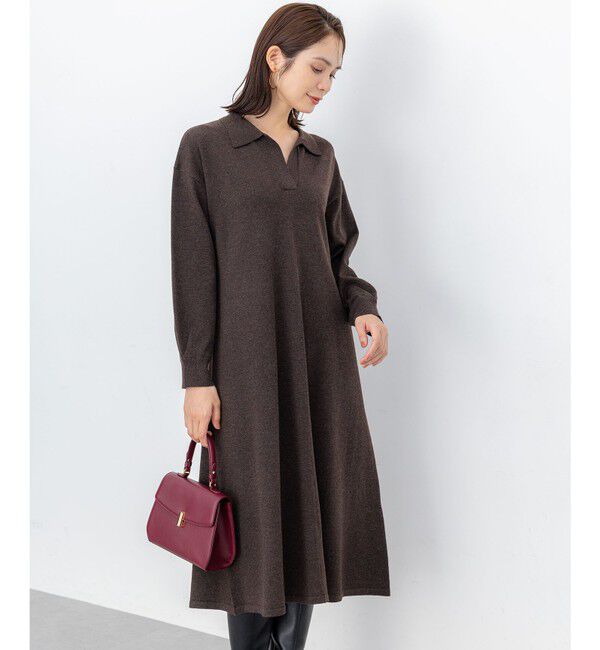 組曲「【加藤ローサさん着用】スキッパーニット ワンピース」|ワンピース|