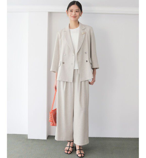 組曲「ライトリネンライク ジャケット」|テーラードジャケット|