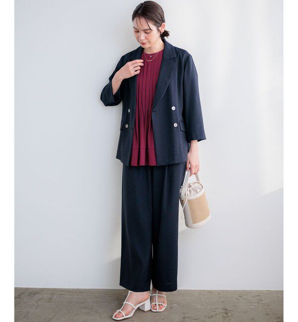 組曲「ライトリネンライク ジャケット」|テーラードジャケット|