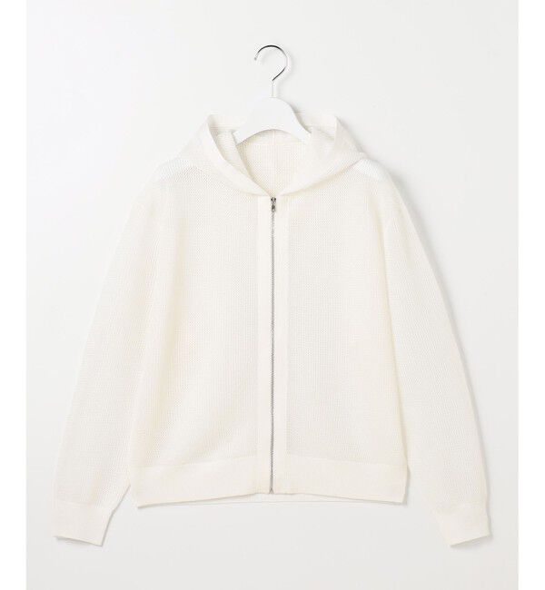 自由区「【SHIHOさん着用】ライトメッシュジップ パーカー」|パーカー|