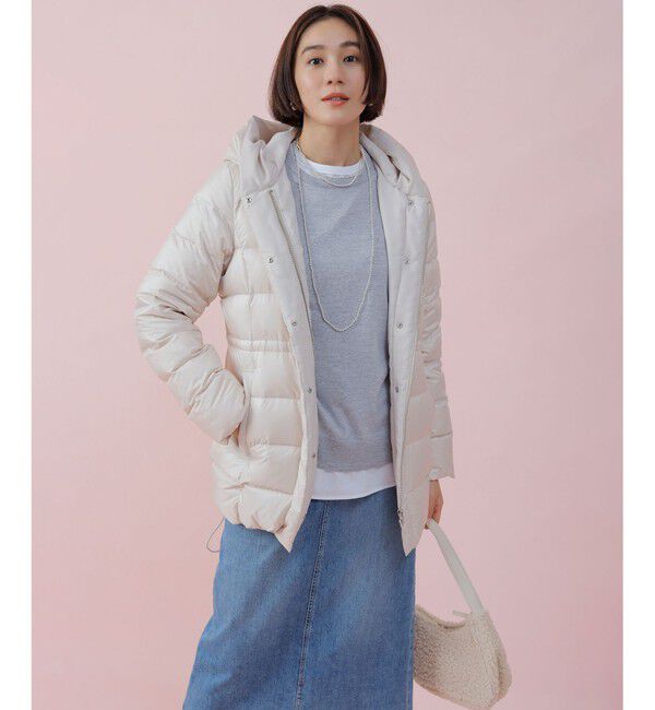 23区「【洗える】シレータフタ ショート ダウンコート」|ダウン|