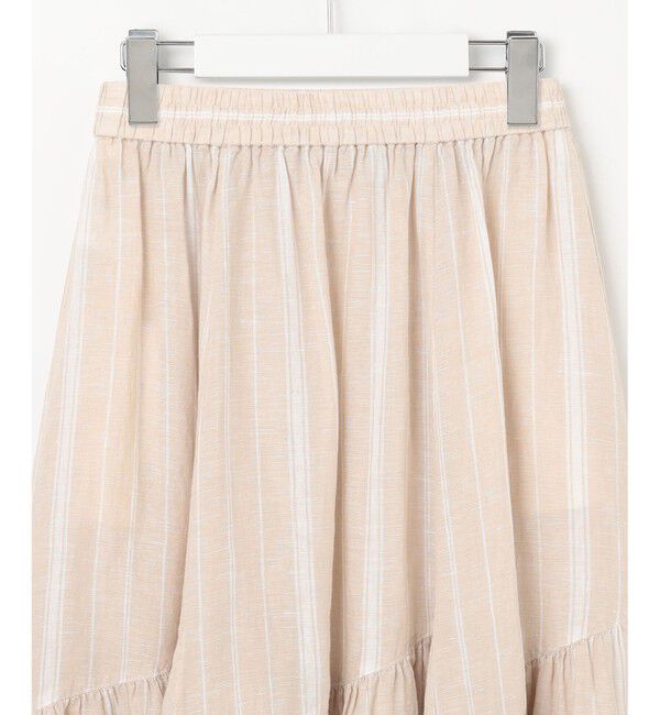 23区「【洗える】LIBECO ティアード スカート」|スカート|