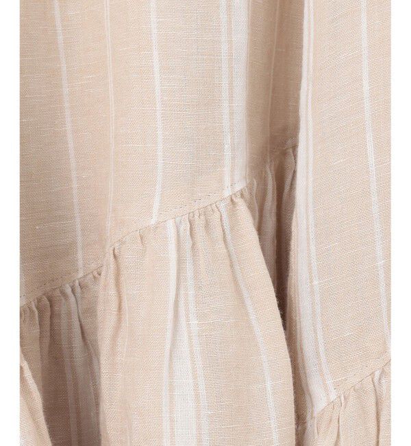 23区「【洗える】LIBECO ティアード スカート」|スカート|