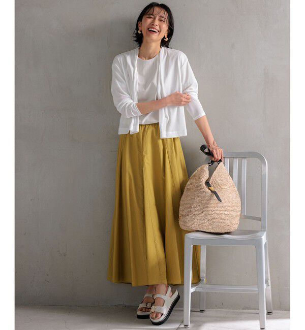 23区「【一部店舗限定/洗える】マルチ機能 シアー クロップド カーディガン」|カーディガン|