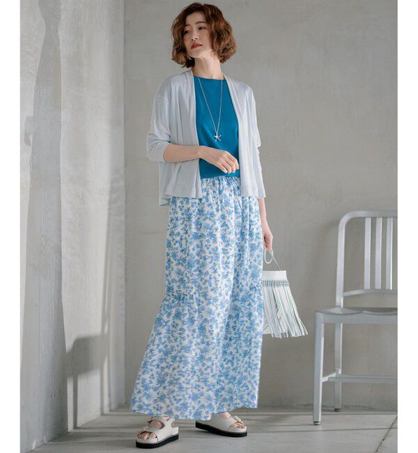 23区「【一部店舗限定/洗える】マルチ機能 シアー クロップド カーディガン」|カーディガン|