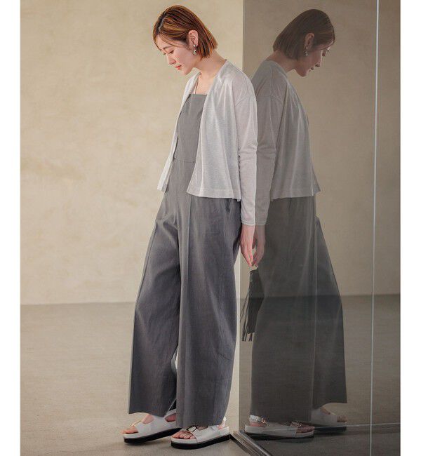 23区「【一部店舗限定/洗える】マルチ機能 シアー クロップド カーディガン」|カーディガン|