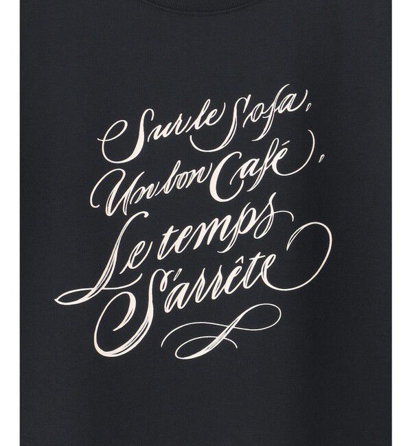 23区「【井波麻里衣さんコラボ】カリグラフィー プリント Tシャツ」|Tシャツ・カットソー|