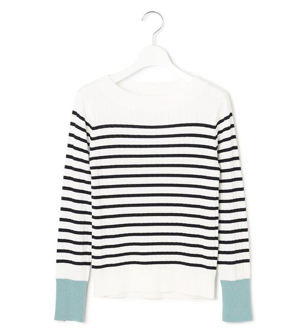 23区「【洗える】シルキーレーヨンワイドリブ ニット」|ニット・セーター|