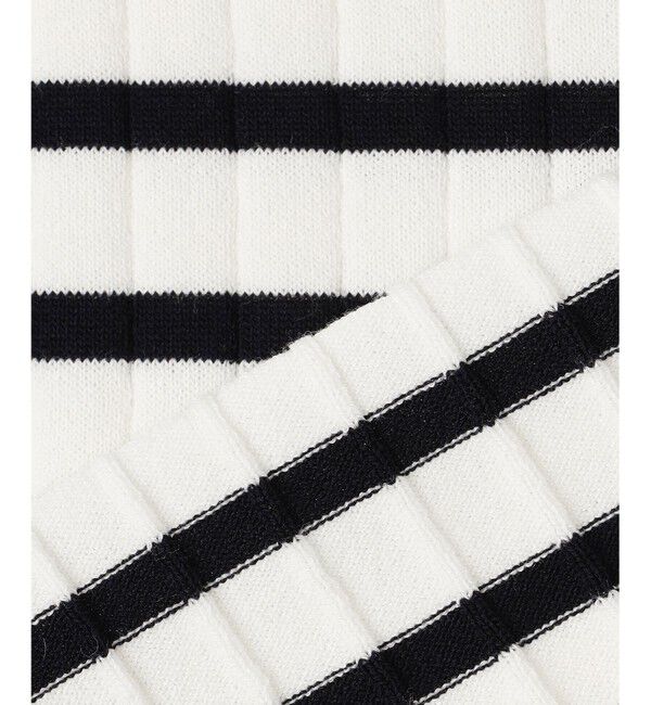 23区「【洗える】シルキーレーヨンワイドリブ ニット」|ニット・セーター|