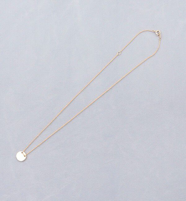 NOLLEY'S「【grace grace/グラスグラス】ラウンドプレートネックレス」|ネックレス|