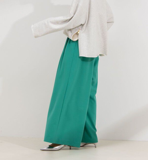 NOLLEY'S「◇【WEB限定サイズあり】《セットアップ対応》ウォッシャブルMannishワイドパンツ」|その他|