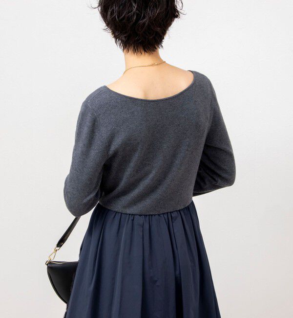 NOLLEY'S sophi「タフタバルーンスカート2WAYニットワンピース」|ワンピース|