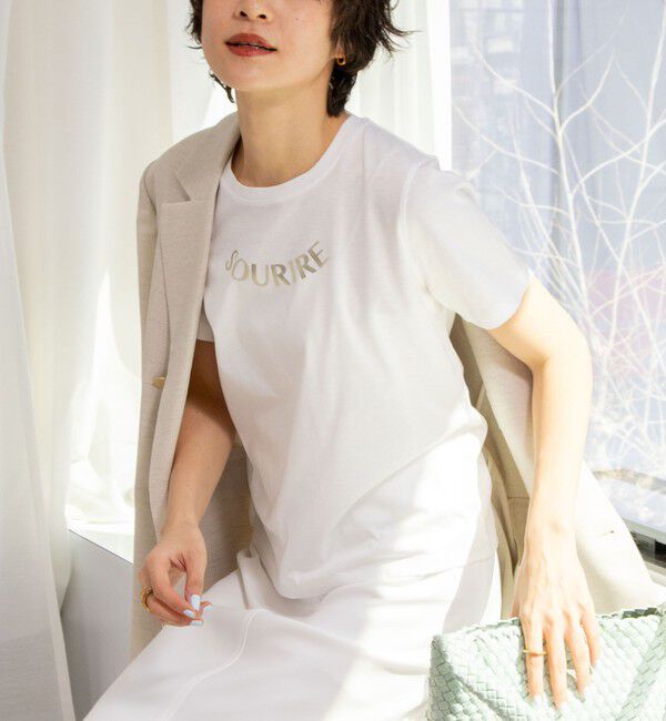 NOLLEY'S sophi「オーガニックコットンロゴT」|Tシャツ・カットソー|