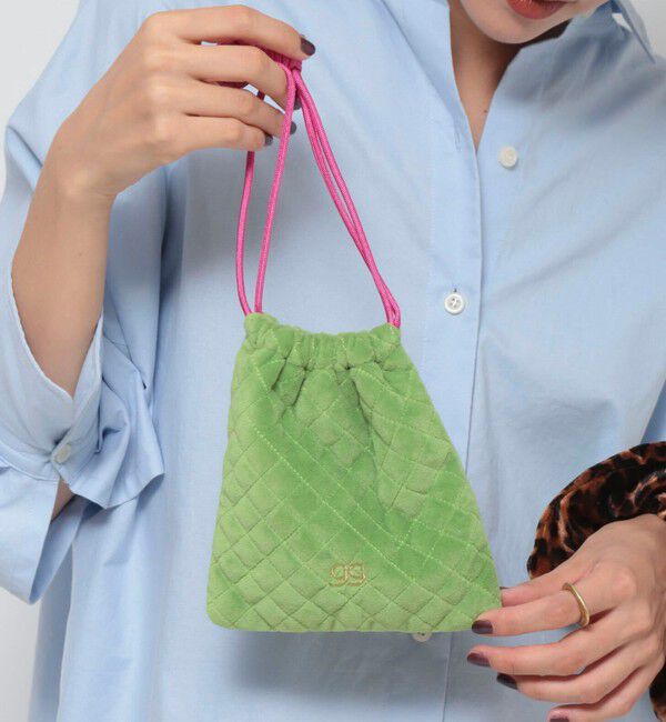 grace grace「【grace grace/グラスグラス】パデッドキンチャクポーチ」|ポーチ|