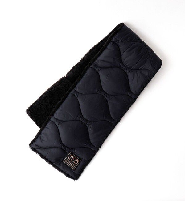 NOLLEY'S goodman「【TAION / タイオン】MILITARY R/S DOWN SCARF SOFT SHELL 17」|マフラー|