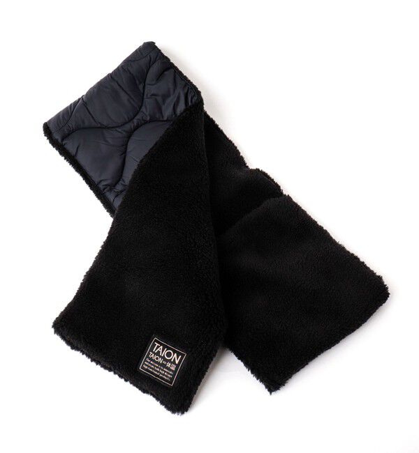 NOLLEY'S goodman「【TAION / タイオン】MILITARY R/S DOWN SCARF SOFT SHELL 17」|マフラー|