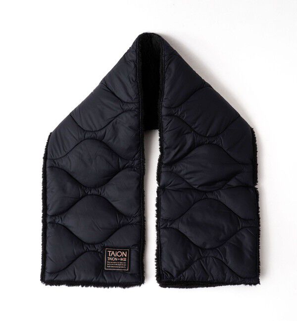 NOLLEY'S goodman「【TAION / タイオン】MILITARY R/S DOWN SCARF SOFT SHELL 17」|マフラー|