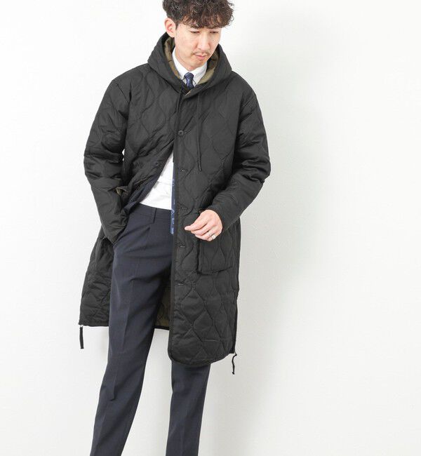 NOLLEY'S goodman「【TAION/タイオン】MILITALY HOOD LONG DOWN JKT 25AW」|ダウン|