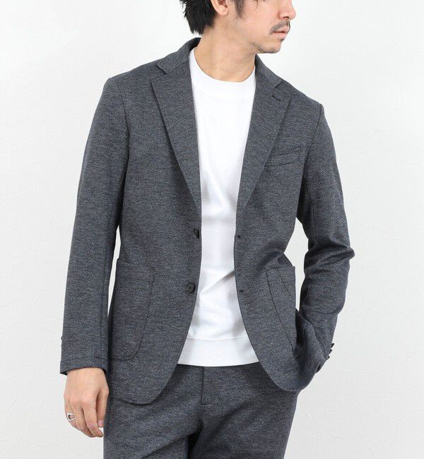 NOLLEY'S goodman「《ビジカジ/セットアップ対応》シャークジャージ イージーJK 26SS」|テーラードジャケット|