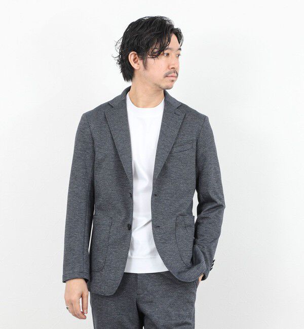 NOLLEY'S goodman「《ビジカジ/セットアップ対応》シャークジャージ イージーJK 26SS」|テーラードジャケット|