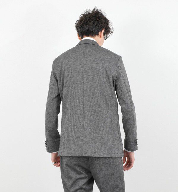 NOLLEY'S goodman「《ビジカジ/セットアップ対応》シャークジャージ イージーJK 26SS」|テーラードジャケット|