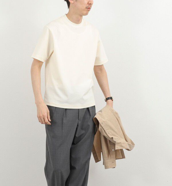 NOLLEY'S goodman「《ビジカジ対応》超長綿ハイゲージポンチ ジャケットTシャツ 26SS」|Tシャツ・カットソー|