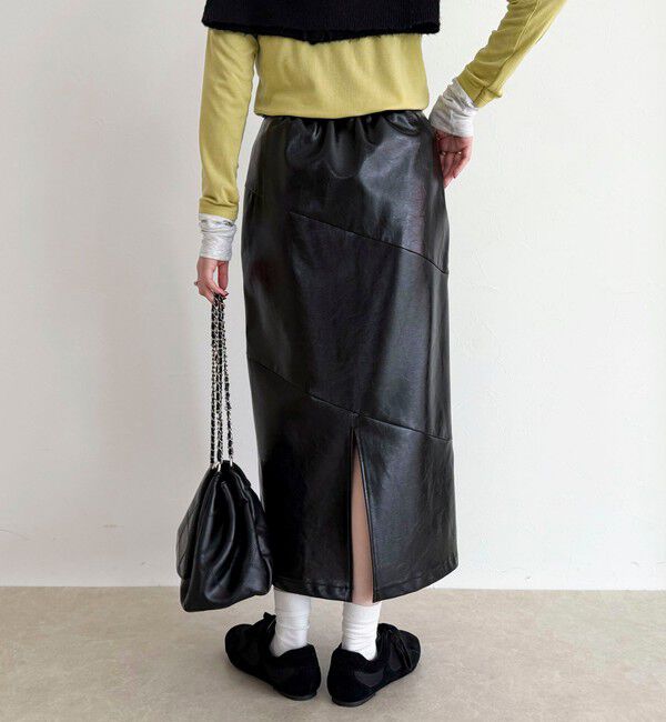 fredy emue「ヴィンテージライクレザースカート」|スカート|