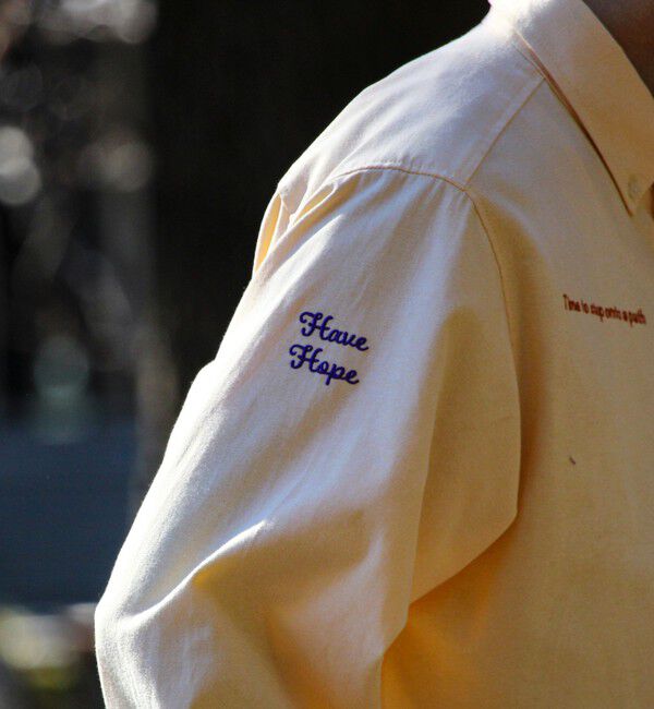 GLOSTER「【気分を上げるフレーズ】ポジティブメッセージシャツ パート2」|シャツ・ブラウス|