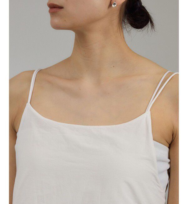 SALON adam et rope'「【WEB限定】ティアードキャミワンピース［洗える］」|ワンピース|