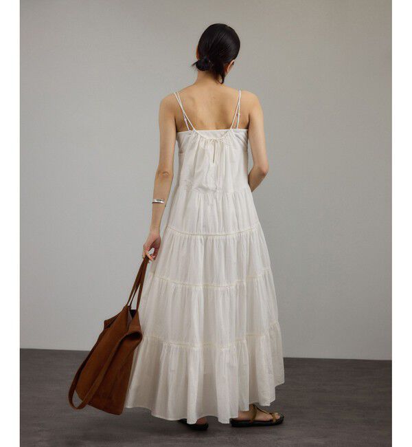SALON adam et rope'「【WEB限定】ティアードキャミワンピース［洗える］」|ワンピース|オフホワイト(15)