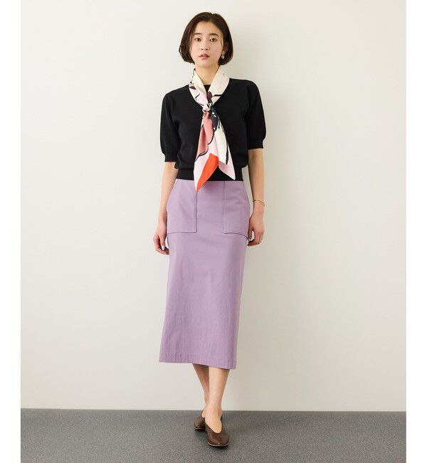 ROPE「[美人スカート]ハイストレッチポケット付きタイトスカート/26SS」|スカート|