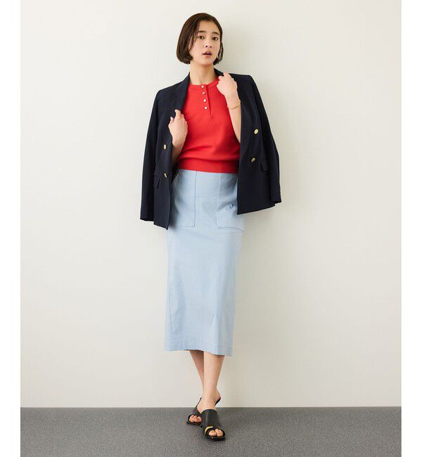 ROPE「[美人スカート]ハイストレッチポケット付きタイトスカート/26SS」|スカート|