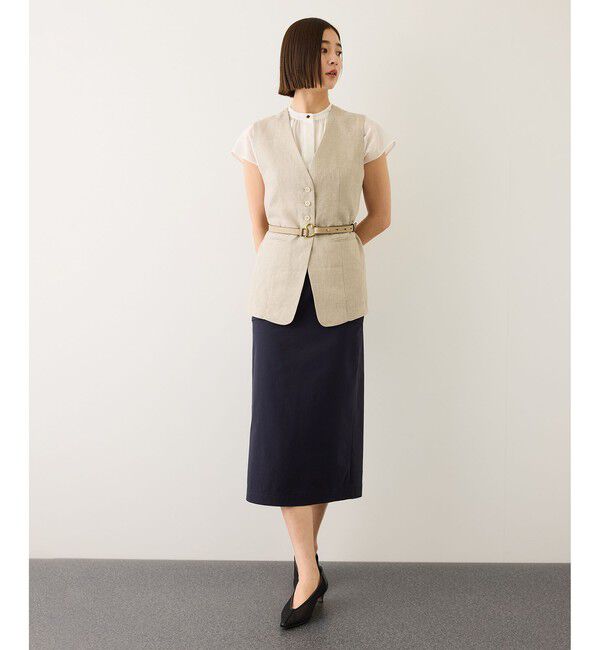 ROPE「[美人スカート]ハイストレッチポケット付きタイトスカート/26SS」|スカート|