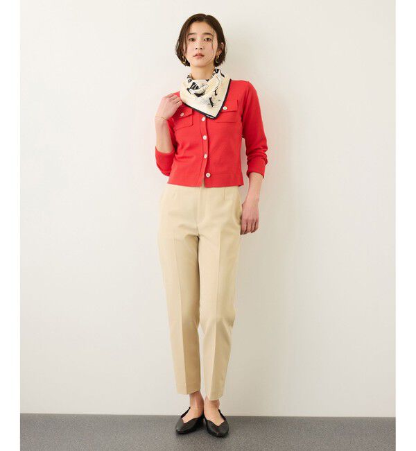 ROPE「ポケットディテールコンパクトカーディガン/イージーケア」|カーディガン|