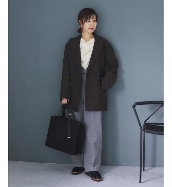 VIS「【軽量】【2WAY】ビッグロゴキャリーオントートバッグ」|トートバッグ|