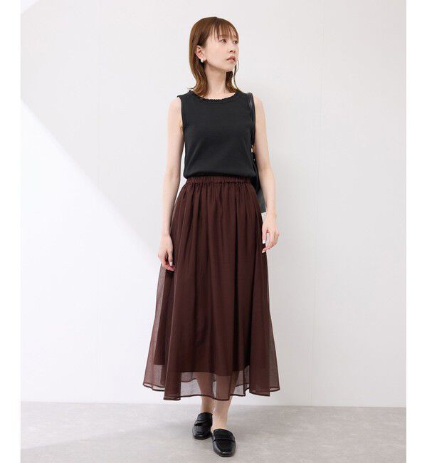 Rope&rsquo;Picnic「襟フリルタンクトップ」|タンクトップ|