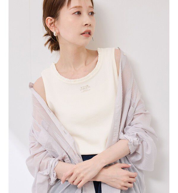 Rope&rsquo;Picnic「襟フリルタンクトップ」|タンクトップ|