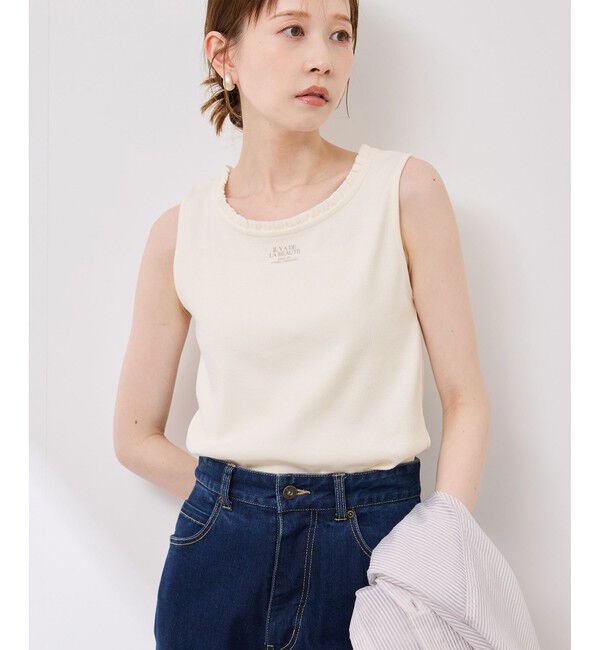 Rope&rsquo;Picnic「襟フリルタンクトップ」|タンクトップ|