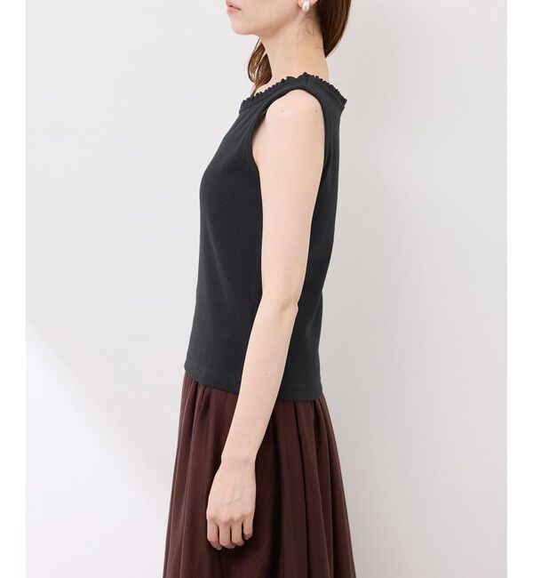 Rope&rsquo;Picnic「襟フリルタンクトップ」|タンクトップ|