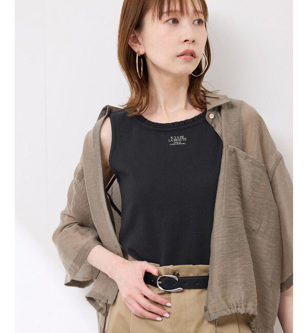 Rope&rsquo;Picnic「襟フリルタンクトップ」|タンクトップ|