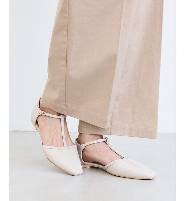 ROPE PICNIC PASSAGE「Tストラップセパレートパンプス」|パンプス|